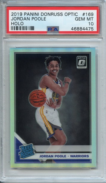 Jordan Poole Optic Holo PSA 10