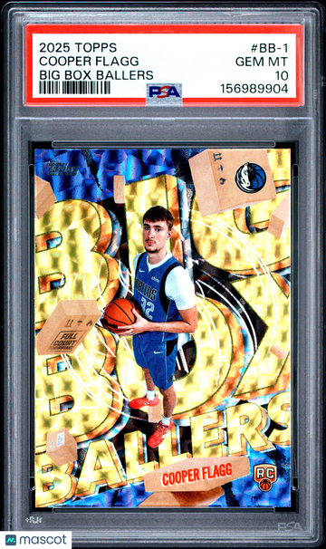 2025 Topps Big Box Ballers Cooper Flagg #BB-1 PSA 10