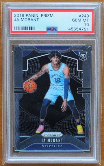 2019 Panini Prizm Ja Morant PSA 10