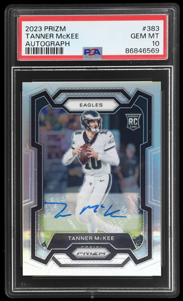 2023 Panini Prizm Tanner Mckee Autograph PSA 10 RC