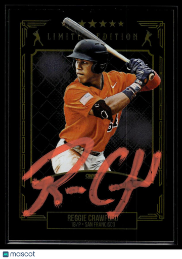 2024 Onyx Limited Edition eBay Spring Signings Reggie Crawford #LERECR AU
