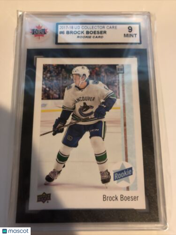 2017-18 Upper Deck Brock Boeser Rookie KSA 9