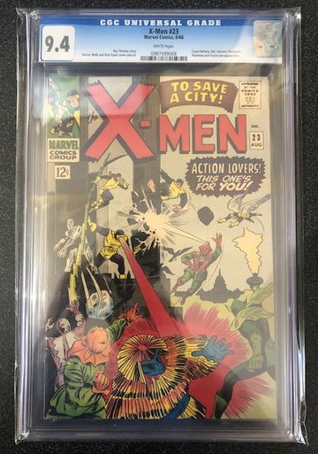 X-Men #23 CGC 9.4 White Pages 