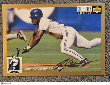 1994 Collector's Choice Rickey Henderson #131 Gold Short Print