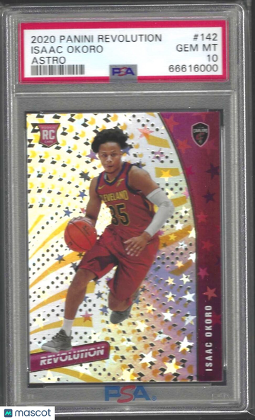 2020 Panini Revolution Isaac Okoro #142 Astro PSA 10