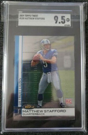 Matthew Stafford Topps Finest Rookie Card