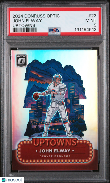 2024 Panini Donruss Optic Uptowns John Elway #23 PSA 9