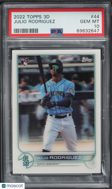 2022 Topps MLB 3D Julio Rodriguez #44 PSA 10