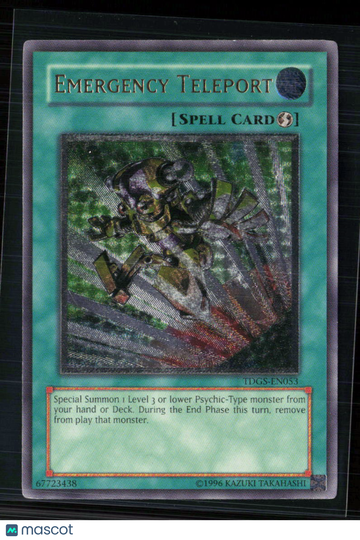 2008 Yu-Gi-Oh! The Duelist Genesis Emergency Teleport Ultimate Rare 1st Edition