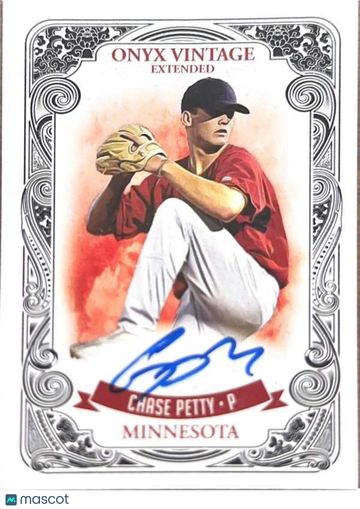 2021 Onyx Vintage Extended - Blue Signatures Chase Petty #EACP