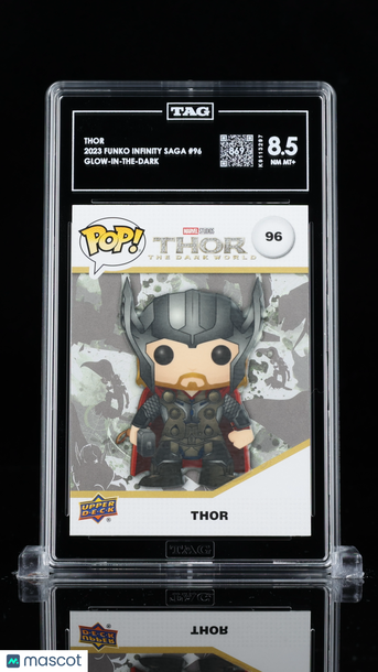 2023 Funko Infinity Saga Thor #96 Glow-in-the-Dark TAG 8.5