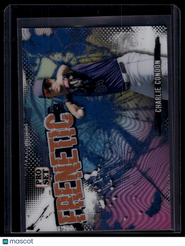 2026 Pro Set Metal Charlie Condon #FB-14 Frenetic Base Prismatic Blue SN