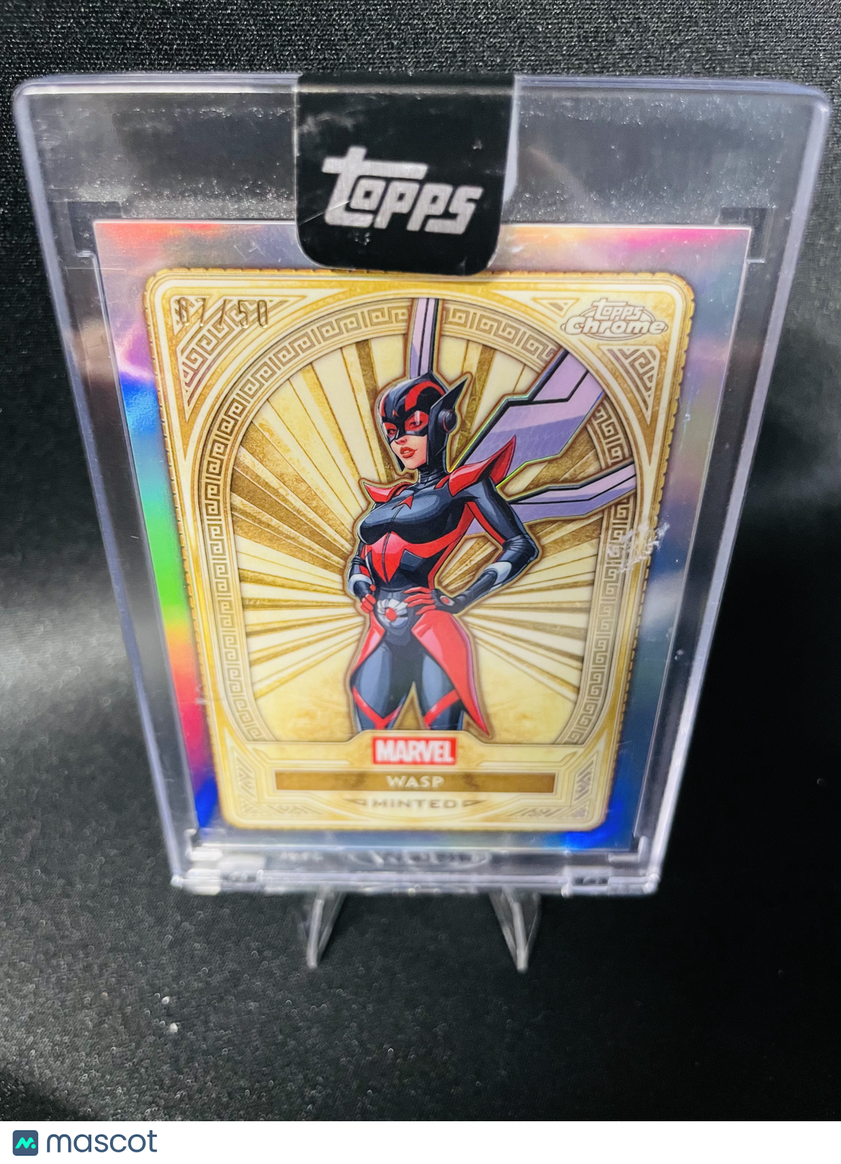 2025 Topps Chrome Marvel Mint Wasp 7/50 #88 | MySlabs