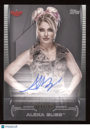 2021 Topps WWE Undisputed Alexa Bliss #A-AB Superstar Autograph /199