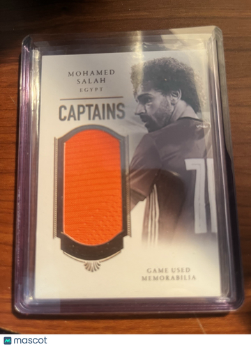 2019 Mohamed Salah #34 Relic Memorabilia