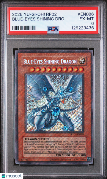 Retro Pack 2 Blue-Eyes Shining DRG Foil PSA 6 #EN096