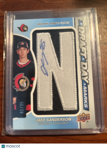 2022-23 SP Jake Sanderson #DDM-JS Rookie Upper Deck