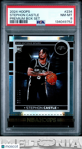 2024-25 Hoops Stephon Castle #234 Premium Box Set RC PSA 8
