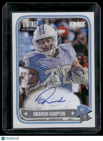 2024 Onyx Vintage Omarion Hampton #VAOMHA Autographs AU