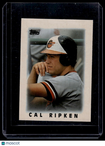 1986 Topps Major League Leaders Minis Cal Ripken Jr. #2