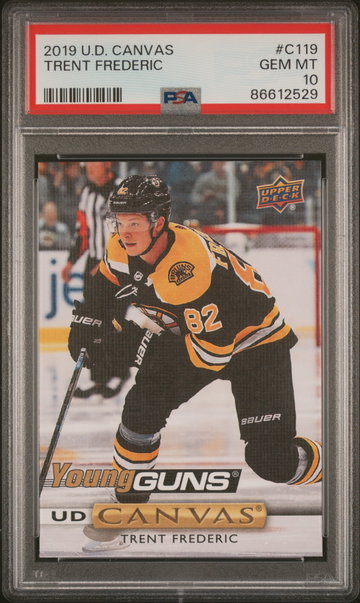 2019 Upper Deck Canvas Trent Frederic #C119 PSA 10