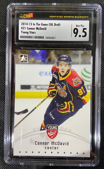 2014-15 ITG Connor McDavid CHL Draft Young Stars CSG 9.5 Low POP!!