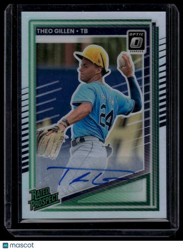 2025 Donruss Theo Gillen #172 Rated Prospects Optic Signatures AU