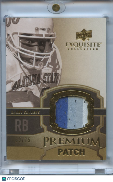 2010 Upper Deck Barry Sanders Patch Upper Deck