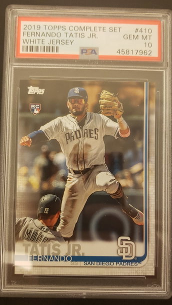2019 Topps Fernando Tatis Jr Complete Set PSA 10
