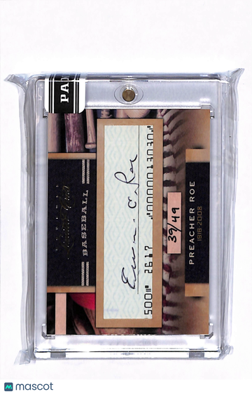 2011 Panini Limited Baseball Preacher Roe #259 Cut Signature