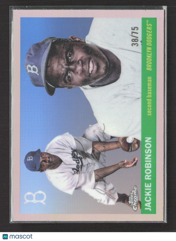 2024 Topps Chrome Jackie Robinson #480 Pink /75