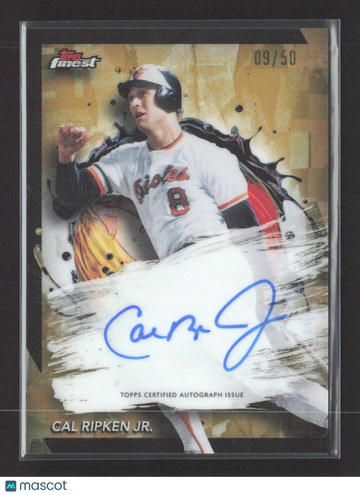 2024 Topps Finest Cal Ripken Jr. #FA-CR /50 Certified Autograph Issue