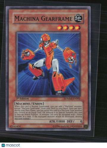2010 Yu-Gi-Oh! Machina Mayhem Structure Deck Machina Gearframe 1st Edition