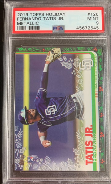 2019 Topps Holiday Metallic Fernando Tatis Jr. PSA 9