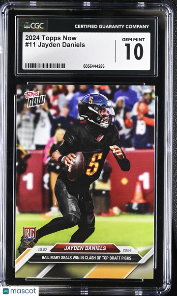2024 Topps Now Jayden Daniels #11 CGC 10
