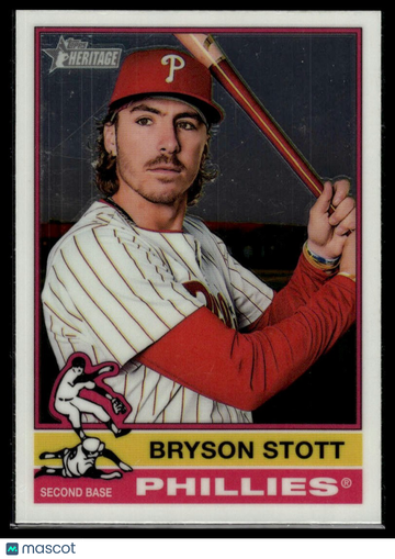 2025 Topps Heritage Bryson Stott #135 Chrome
