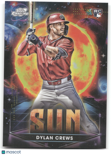 2025 Topps Chrome Planetary Pursuit Dylan Crews #PPS-8 Sun RC
