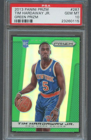 2013 Prizm Green TIM HARDAWAY JR RC #287 PSA 10