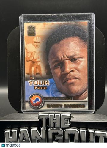 2000 Pacific Crown Royale In Your Face Barry Sanders #8