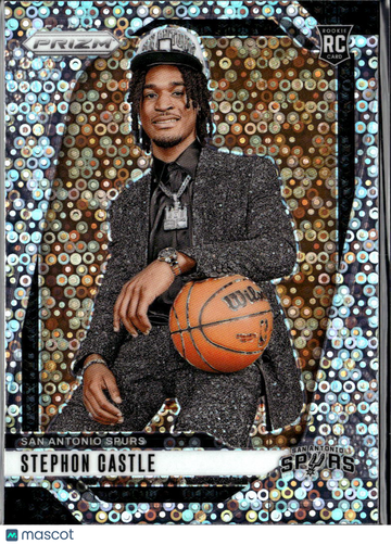 2024 Panini Prizm Stephon Castle #234 White Sparkle RC