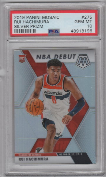 2019 Mosaic Rui Hachimura Silver PSA 10