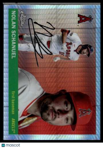 2025 Topps Chrome Platinum Nolan Schanuel #76 Prism Refractors