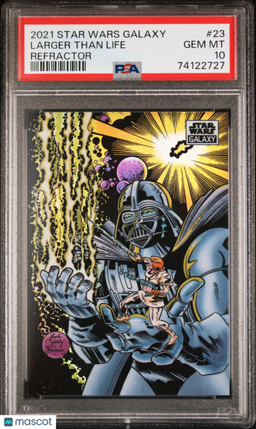 2021 Topps Chrome Star Wars Galaxy Larger Than Life #23 PSA 10