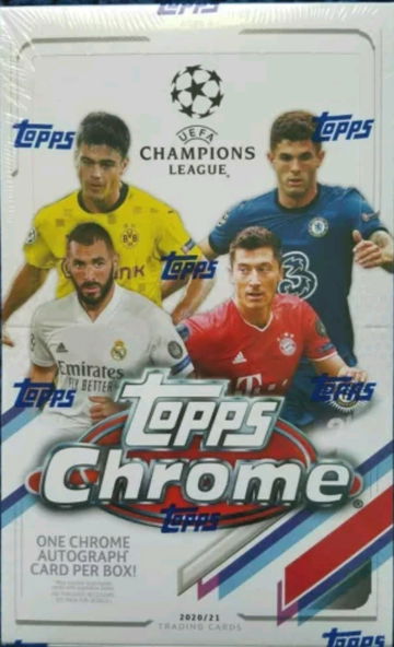 2020 Topps Chrome UEFA Hobby Box