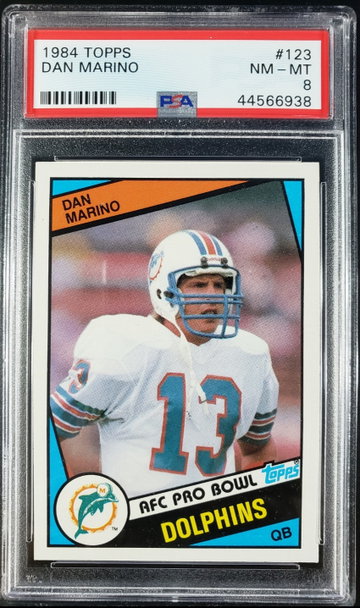 1984 Topps Dan Marino RC PSA 8