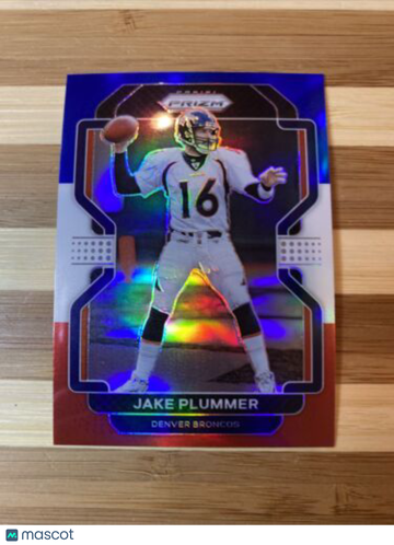 🔥2021 Prizm Red White Blue Jake Plummer #207 Cardinals Broncos Jake The Snake