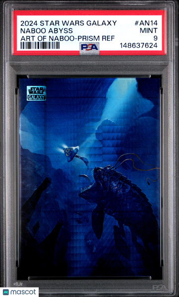 2024 Topps Chrome Star Wars Galaxy Art Of Naboo Naboo Abyss #AN14 PSA 9