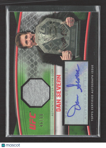 2010 Topps UFC Knockout Dan Severn Relic Topps