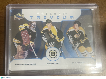 2023 Upper Deck Trilogy Trivium Orr / Cheevers / Esposito #TR-4