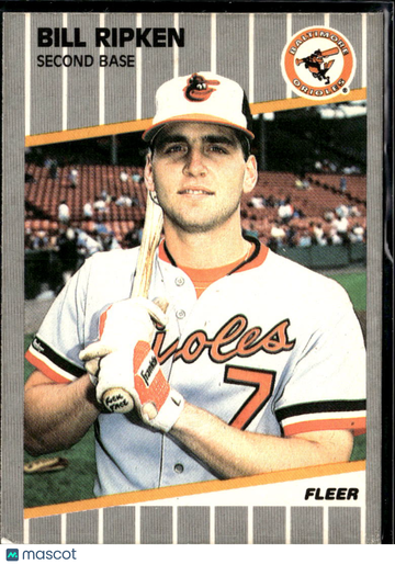 Bill Ripken 1989 Fleer FF Error Baltimore Orioles